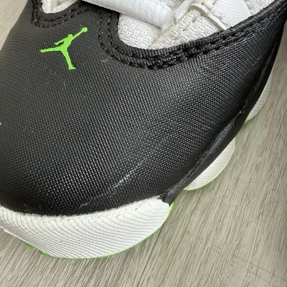 Nike JORDAN 6 Rings GS Sneakers Electric Green Black White 323419-130 Size 6.5Y - Picture 13 of 16